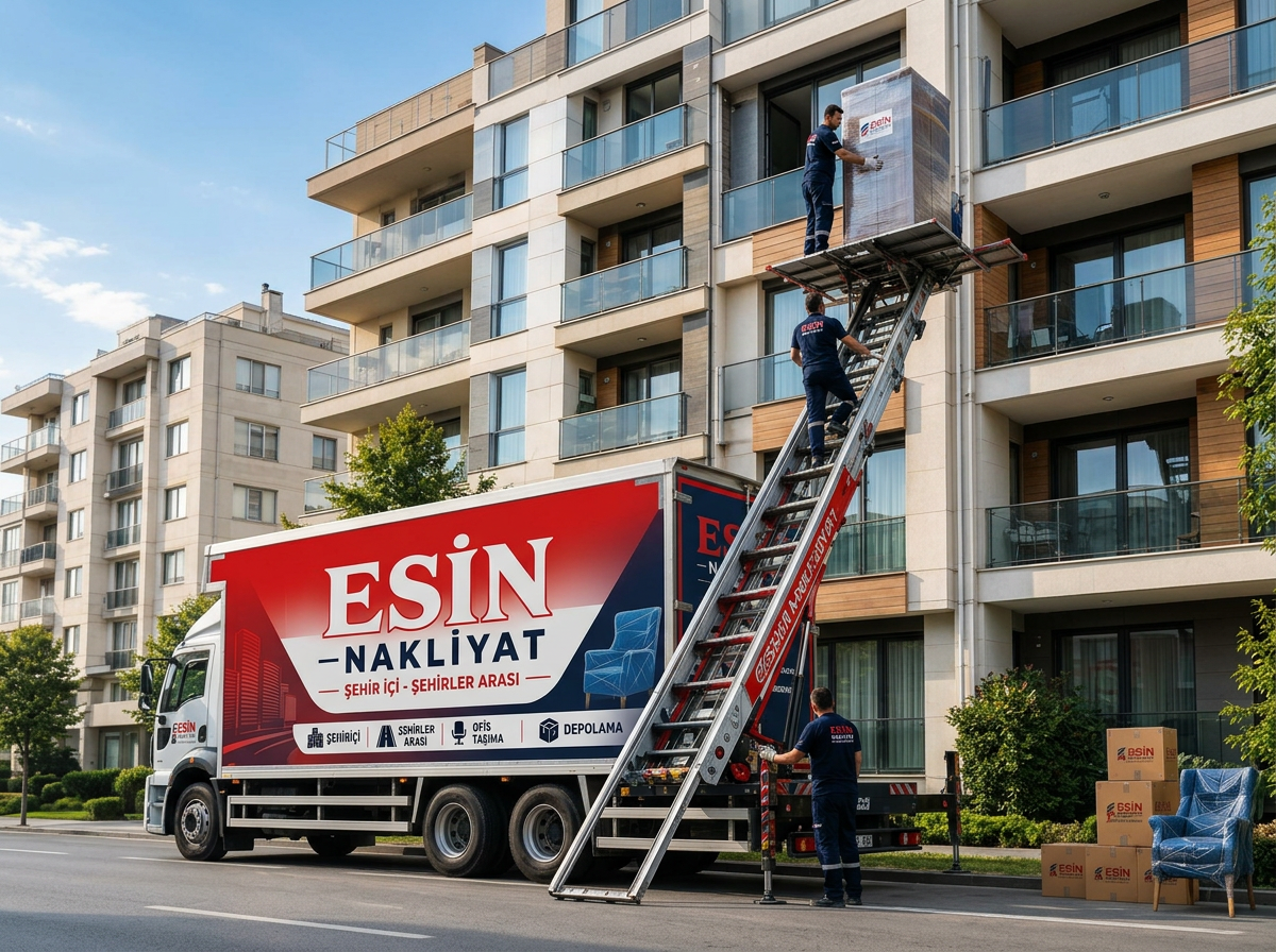 Asansörlü Taşıma — Esin Nakliyat Mersin